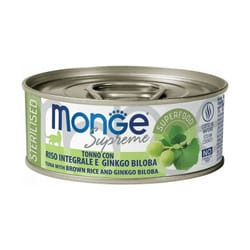 Supreme per Gatti Sterilizzati da 80 gr Riso Integrale e Ginkgo Biloba - Monge