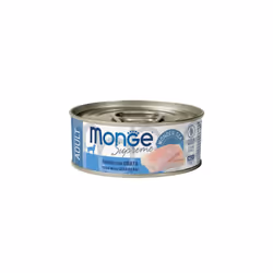 MONGE SUPREME GATTO ADULTO TONNO CON ORATA è un alimento bilanciato per gatti adulti. Il primo ingrediente è il Tonno dell'oc ...