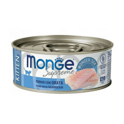 Supreme per Gatti Kitten al Tonno con Orata da 80 gr - Monge