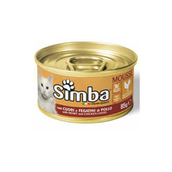 Cibo gatto Monge simba 85 g tonno e pesce bianco 24 pz
