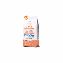Monge Natural Superpremium Mini Puppy and Junior Monoprotein Salmone con Riso è un alimento completo per cani cuccioli di tag ...