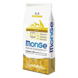 Natural Superpremium per Cane Adult All Breeds con Pollo Riso e Patate da 12 Kg - Monge