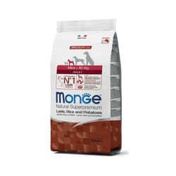 Dog Natural Superpremium Mini Adult Agnello Dog Natural Superpremium Mini Adult Agnello - Sacco Da 800 Gr - Monge