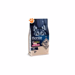 Monge Bwild Low Grain All Breeds Cane Adulto Oca è un alimento completo e bilanciato per cani adulti. L’elevato tenore di pro ...