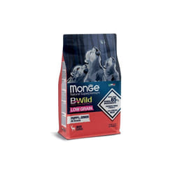 Natural Superpremium BWild Low Grain per Cani Puppy&Junior All Breeds con Cervo da 2,5 Kg - Monge
