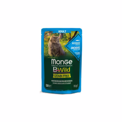 Monge Natural Super Premium Bwild Grain Free Formula Gatto Adulto è un alimento completo e bilanciato per gatti adulti. Formu ...