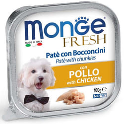 Monge Dog Fresh Pâté Huhn Pollo Adulto 100 g