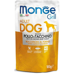Grill per Cane da 100gr Pollo e Tacchino - Monge