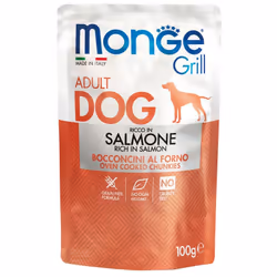 Grill per Cane da 100gr Salmone - Monge