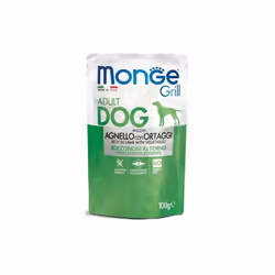 Grill per Cane da 100gr Agnello e Verdure - Monge