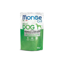 Grill per Cane da 100gr Agnello e Verdure - Monge