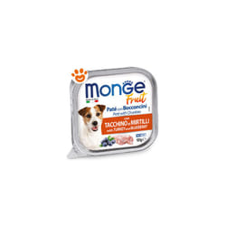 Dog Fruit Adult Tacchino e Mirtilli Dog Fruit Adult Tacchino e Mirtilli - Vaschetta Da 100 Gr - Monge