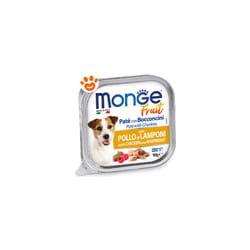 Dog Fruit Adult Pollo e Lamponi Dog Fruit Adult Pollo e Lamponi - Vaschetta Da 100 Gr - Monge
