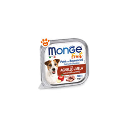 Monge Dog Fruit Adult Agnello e Mela - Monge Dog Fruit Adult Agnello e Mela - Vaschetta Da 100 Gr