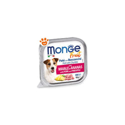 Dog Fruit Adult Maiale e Ananas Dog Fruit Adult Maiale e Ananas - Vaschetta Da 100 Gr - Monge