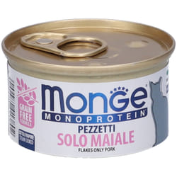 Monge Monoprotein Pezzetti Solo Maiale Gatti Adulti 80 g Mangime