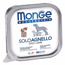 Monoproteico Solo per Cane da 150 gr Agnello - Monge