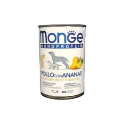 Fruit Cane, Patè Monoproteico 400gr - Pollo e Ananas - Monge
