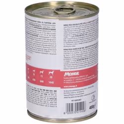Monge Fresh Vitello Cani Adulti 400 g Mangime