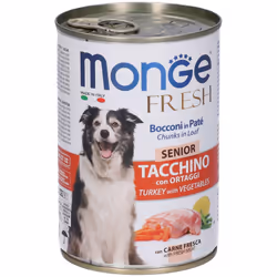 Monge Fresh Senior Tacchino con Ortaggi 400 g Mangime - Vista aggiuntiva 4