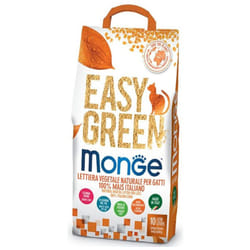 Lettiera vegetale easy green per gatti 100% mais 10LT Monge