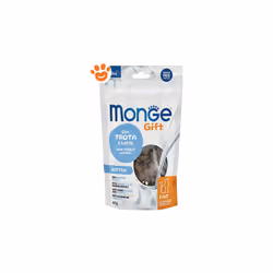 Monge Cat Gift Filled & Crunchy Kitten Trota e Latte è un alimento complementare per gattini in accrescimento. Specificatamen ...