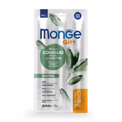 Monge Gift, Adulto, Tutte le razze, Coniglio, 15 g, Senza cereali