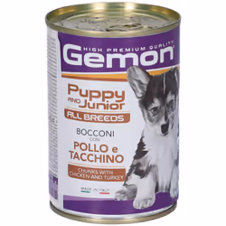 Monge Gemon Pollo e Tacchino Cani Puppy Junior 415 g Mangime - Vista aggiuntiva 4