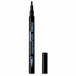 deBBY 100% Precision Tulip Tip Black, Liquido, Matita, Nero, Black, 1,2 ml, Donna