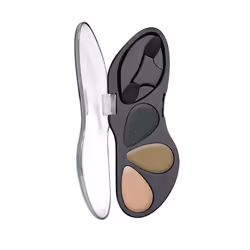 Deborah Milano Ombretto Trio Hi-tech Green 5 2.4g, Solido, Smoky, Verde, Green, 3 colori, Metallico