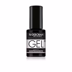 Deborah Milano Smalto Gel Semipermanente 01 Bianco 4.5ml, 4,5 ml, Bianco, Bianco, Colorante, Opaco, Lucida