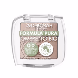 Deborah Milano Ombretto Formula Pura Mono Bio 7 Taupe, Polvere, Smoky, Levigante, Marrone, Taupe, 1 colori, Satinata