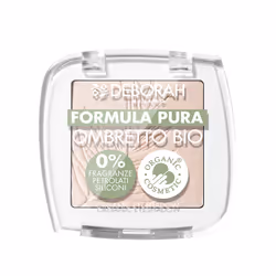 Deborah Milano Ombretto Formula Pura Mono Bio 2 Soft Gold, Polvere, Levigante, Oro, Soft Gold, 1 colori, Satinata