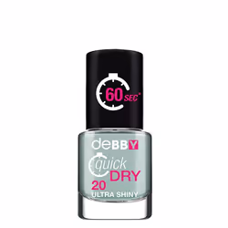 deBBY quickDRY 20 sage green, Verde, sage green, Colorante, Lucida, Bottiglia, Spazzola