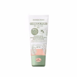 Deborah Milano Formula Pura BB Cream Bio 01 Light Rose, BB crema, 30 ml, Donna, Pelle universale, Chiara, Levigante