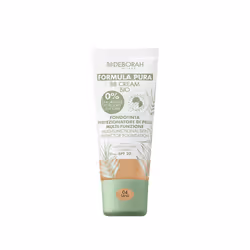 Deborah Milano Formula Pura BB Cream Bio 04 Sand, BB crema, 30 ml, Donna, Pelle universale, Chiara, Levigante