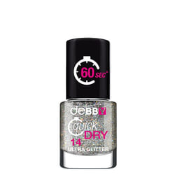 deBBY quickDRY 14 glitter silver