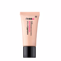 deBBY makeMEperfect Foundation 02 nude, Tubo, Liquido, Pelle universale, Rigenerante, Beige, nude