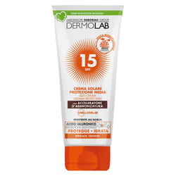 Dermolab Crema Solare Protezione Media Con Acceleratore D’abbronzatura 200ml