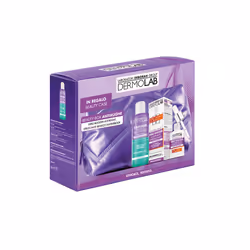 Dermolab Beauty Box Antirughe, Donna, Pelle universale, Detergente, Illuminante, 30 ml, Lozione detergente per trucco, 50 ml