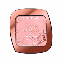 Deborah Milano Super Blush, Rosa, Peach, 1 colori, Polvere, Custodia compatta, Schiarente