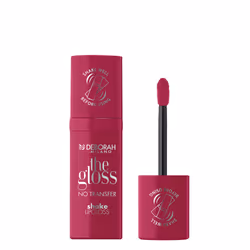 Deborah Milano THE GLOSS NO TRANSFER SHAKE LIPGLOSS, Rosso, JUICY RED, Colorante, Donna, Liquido, Lucida