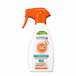 Dermolab Latte solare molto alta, Lait de protection solaire, Visage et corps, Spray, Élasticité, Hydratant, Protection, Tous ...