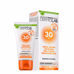 Dermolab Crema solare SPF 30, Crème d’écran solaire, Visage, Tube, Élasticité, Hydratant, Protection, Lissage, Tous types de ...