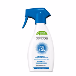 Dermolab Latte spray doposole SOS lenitivo 250ml, Corpo, 250 ml, Latte, Elasticità, Idratante, Emolliente, Pelle universale, ...