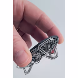 Zenith 821 dispenser di fermagli Nero, Argento Metallo, Gomma, Acciaio