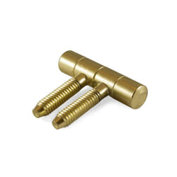 Masidef Cerniere per infissi Anuba in ferro ottonato 2pz diam 14 mm