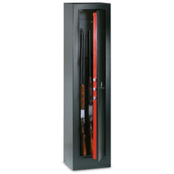 Technomax - Fuciliera Portafucilia Chiave per 5 Armi con Ripiano 1400X340X280Mm