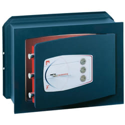 Technomax - Cassaforte a Muro a Chiave + Combinazione Serie Gold 340X460X240Mm