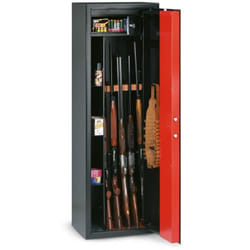 Technomax - Armadio Fuciliera Portafucili Di Sicurezza a Chiave 1500x350x300mm